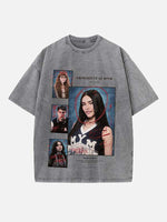 Madison Beer Print Round Neck T-shirt