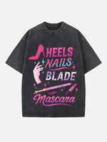 HUNTR/X Print Round Neck T-shirt