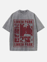 Linkin Park Print Round Neck T-shirt