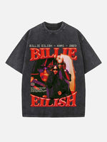Billie Eilish Print Round Neck T-shirt