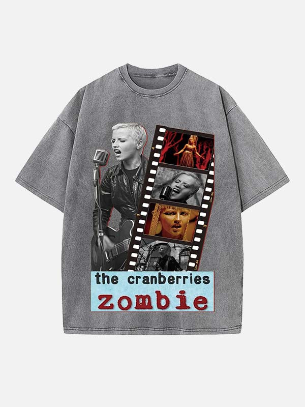 The Cranberries Print Round Neck T-shirt