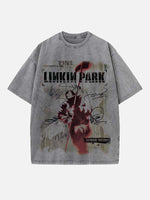 Linkin Park Print Round Neck T-shirt