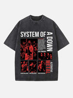 System of a Down Print Round Neck T-shirt