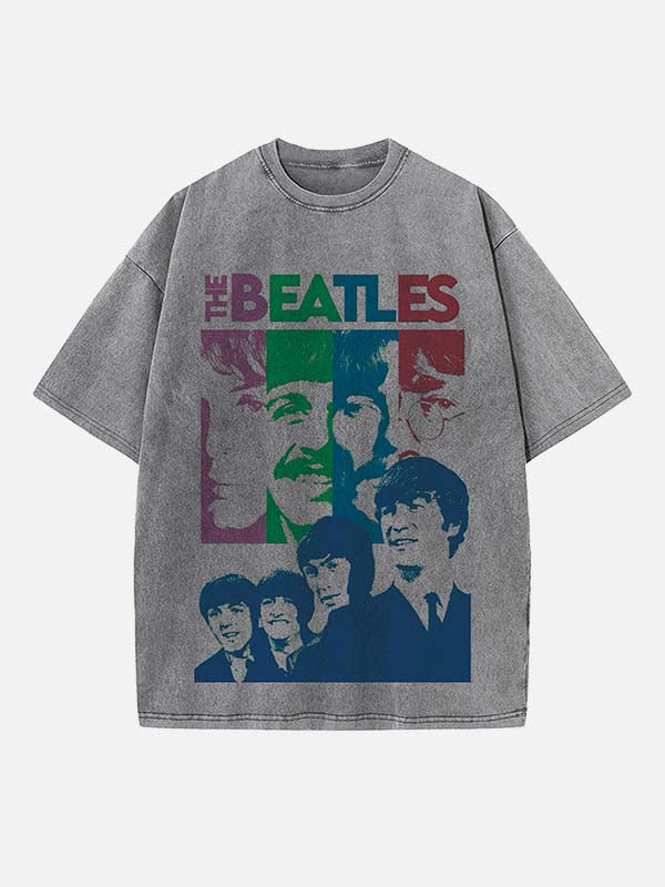 The Beatles Print Round Neck T-shirt