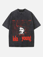 Lola Young Print Round Neck T-shirt