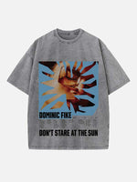 Dominic Fike Print Round Neck T-shirt
