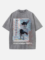 Dominic Fike Print Round Neck T-shirt