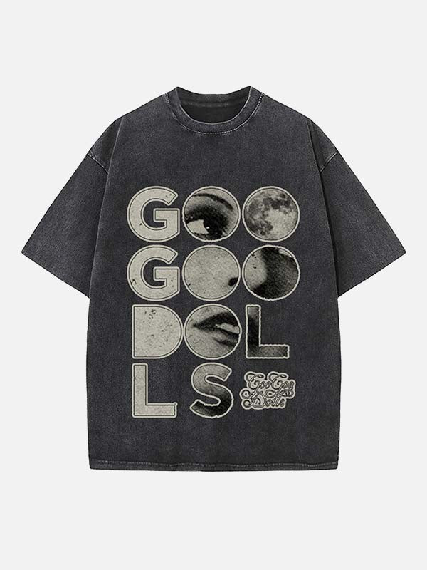 The Goo Goo Dolls Print Round Neck T-shirt