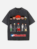 Limp Bizkit Print Round Neck T-shirt