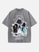 Madison Beer Print Round Neck T-shirt