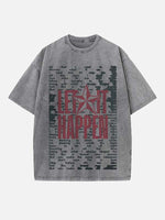Tame Impala Print Round Neck T-shirt