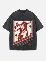 PinkPantheress Print Round Neck T-shirt