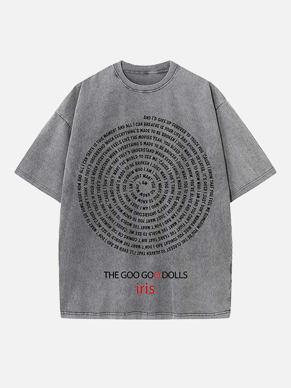 The Goo Goo Dolls Print Round Neck T-shirt