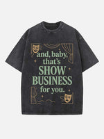 Taylor Swift Print Round Neck T-shirt