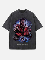 Michael Jackson Print Round Neck T-shirt