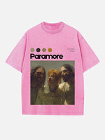 Paramore Print Round Neck T-shirt