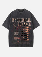 My Chemical Romance Print Round Neck T-shirt