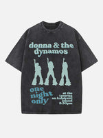 ABBA Print Round Neck T-shirt