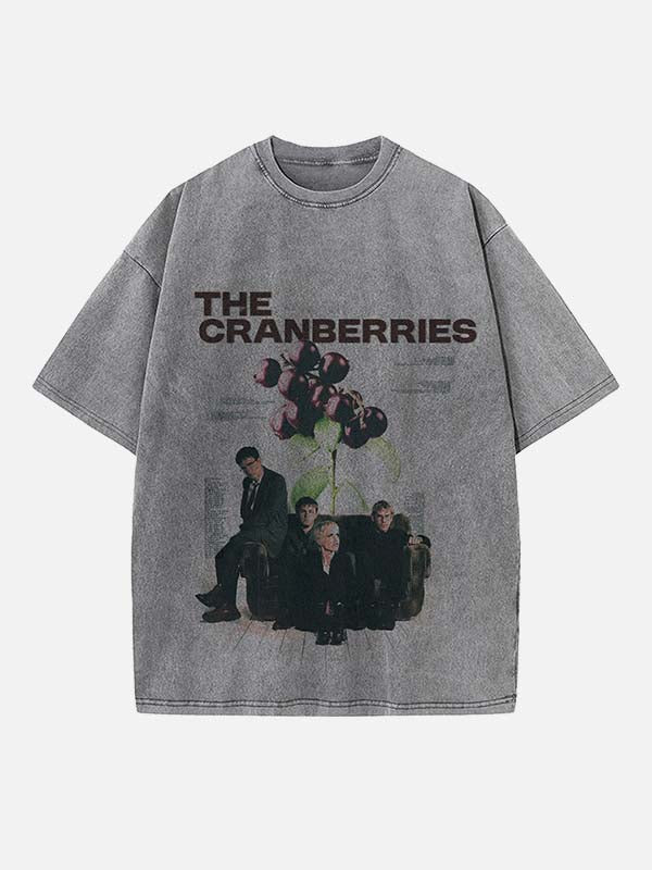 The Cranberries Print Round Neck T-shirt