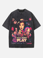 Katy Perry Print Round Neck T-shirt