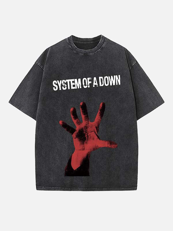 System of a Down Print Round Neck T-shirt