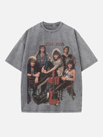 Bon Jovi Print Round Neck T-shirt