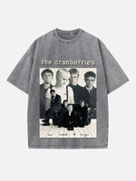 The Cranberries Print Round Neck T-shirt