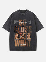 Tate McRae Print Round Neck T-shirt
