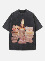 Katy Perry Print Round Neck T-shirt