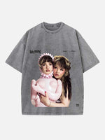 Lola Young Print Round Neck T-shirt