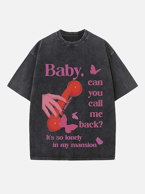 Doja Cat Print Round Neck T-shirt