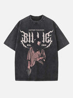 Billie Eilish Print Round Neck T-shirt