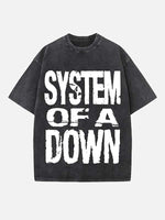 System of a Down Print Round Neck T-shirt