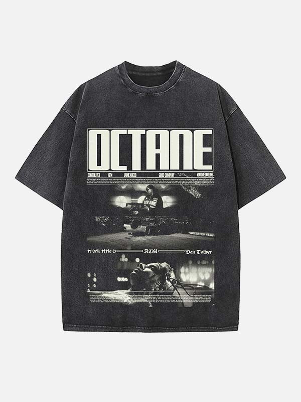 Don Toliver Print Round Neck T-shirt