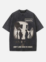 Oasis Print Round Neck T-shirt