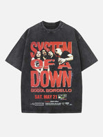 System of a Down Print Round Neck T-shirt