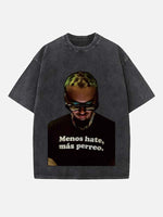 J Balvin Print Round Neck T-shirt