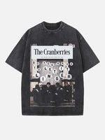 The Cranberries Print Round Neck T-shirt