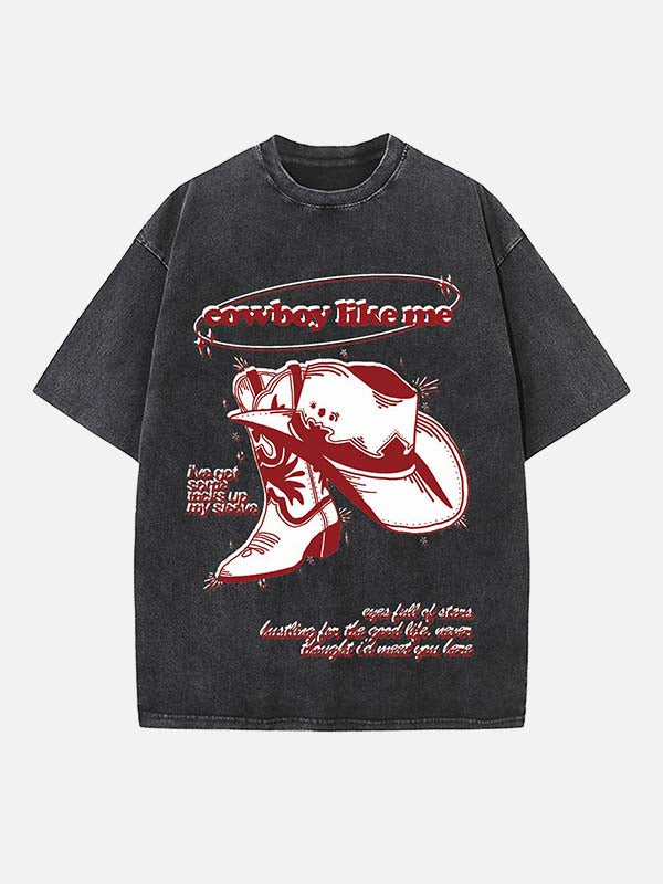 Taylor Swift Print Round Neck T-shirt