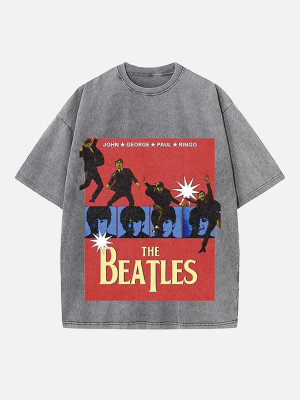 The Beatles Print Round Neck T-shirt