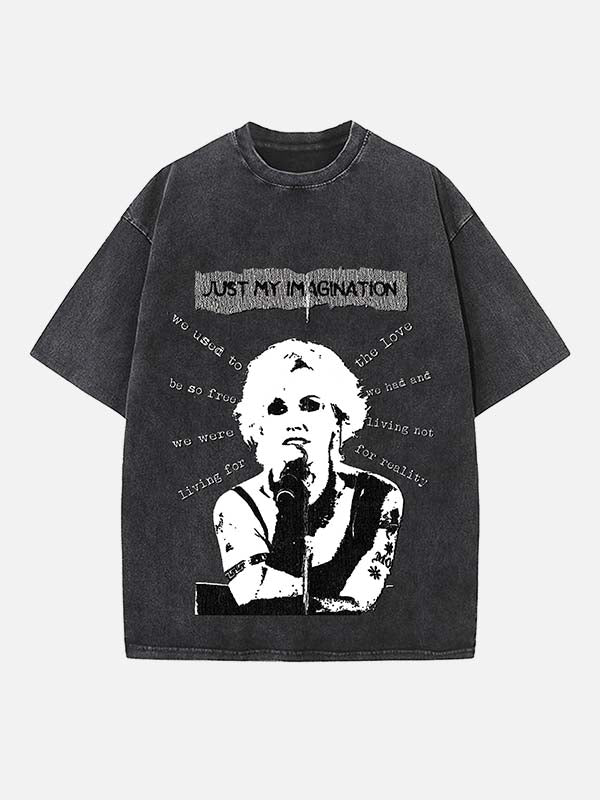 The Cranberries Print Round Neck T-shirt