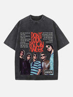 Oasis Print Round Neck T-shirt