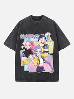 HUNTR/X Print Round Neck T-shirt