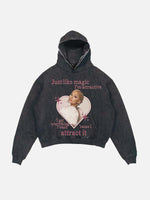 Ariana Grande Print Slant Pockets Hoodie