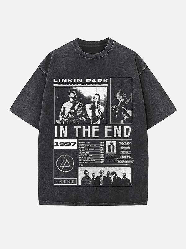 Linkin Park Print Round Neck T-shirt