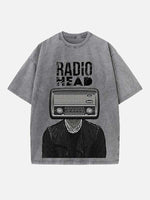 Radiohead Print Round Neck T-shirt