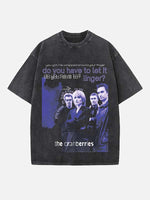 The Cranberries Print Round Neck T-shirt