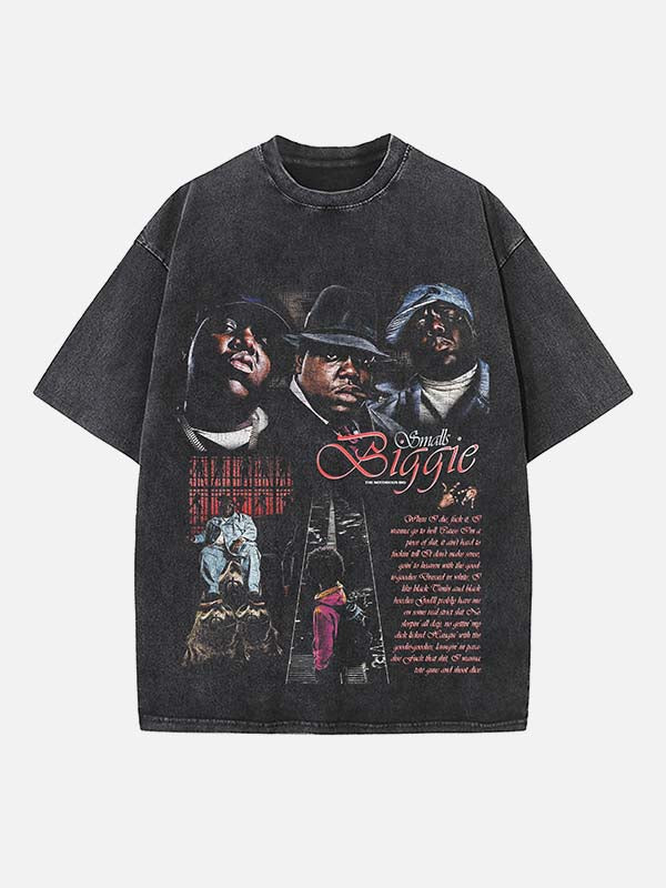 The Notorious B.I.G. Print Round Neck T-shirt