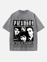 Paramore Print Round Neck T-shirt