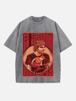Ed Sheeran Print Round Neck T-shirt